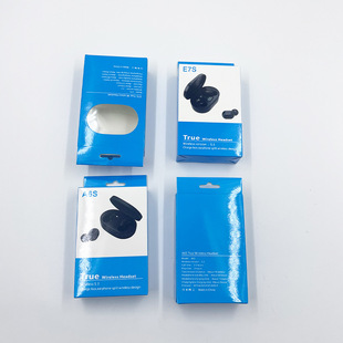 Open window Bluetooth headset packing box A6SE7S headset white cardboard color box custom all kinds of Bluetooth headset box