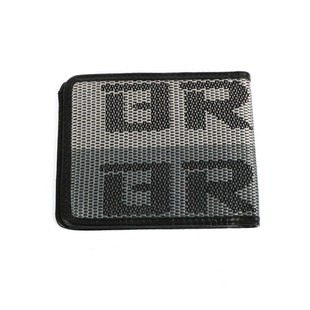 Foreign trade hot selling Bride folding wallet with black edge personalized racing cloth coin purse card holder unisex