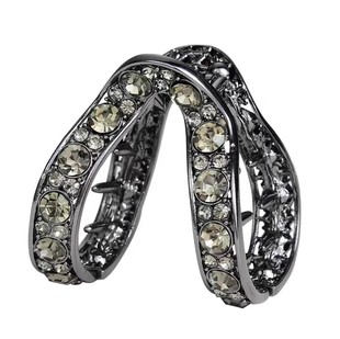 Rhinestone High Ponytail Clip Women's 2024 New High-end Sense Hairpin Back Head Fixed Artifact Hairpin Clip Headwear
