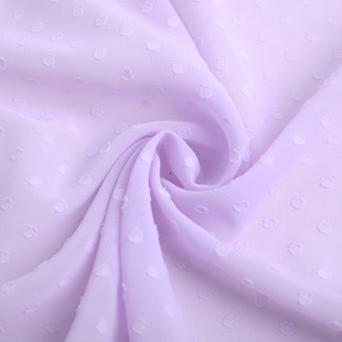 In-Stock Polka Dot Cutout Chiffon Fabric Dress Fabric Shirt Fabric Cutout Chiffon Fabric Clothing