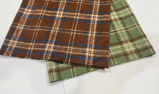 Woolen Woolen Large Plaid Coat Clothing/shoes, Hats/luggage Fabric Shaoxing Supply