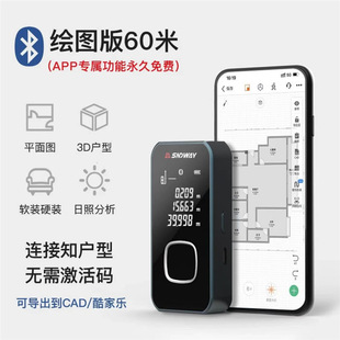 SNDWAY Deep Dowei мини-лазерный дальномер SW-24A портативный инфракрасный электронный линейка Bluetooth измеритель комнаты