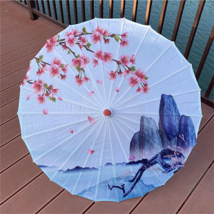 Factory straight hair ceiling decorative umbrella restaurant antique Chinese style classical Chinese style hand-painted