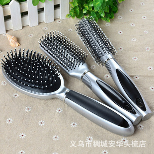 Air Cushion Hair Comb Air Bag Massage Comb Set Cylinder Inner Buckle Curly Hair Comb Roll Comb Long Hair Plastic Row Bone Comb