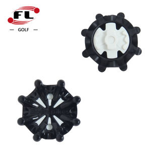 Fuli Sports Manufacturer Direct Sales Cross-Border Golf Shoe Spikes Golf Shoe Spikes One-Word Card Spike Five Colors to Choose from