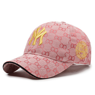 Black MY Embroidered Letter Baseball Cap Spring and Summer Korean Style Cap Dome Twill Big Brim Casual Sunscreen Sunshade Hat