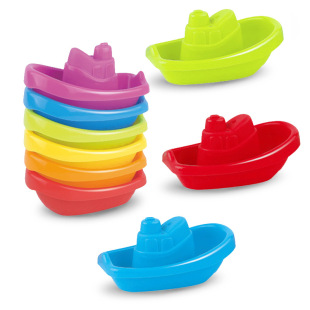 Cross-border children's intelligence toys boat folding music layer hourglass folding cup color parent-child early education bathroom wholesale
