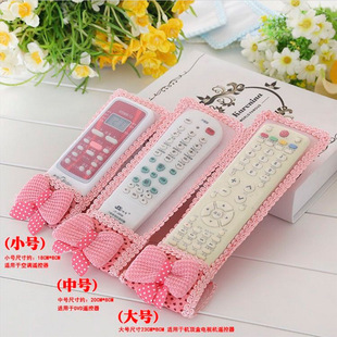 Remote control cover fabric remote control cover bow protective cover TV air conditioner remote control cover dust cover wholesale