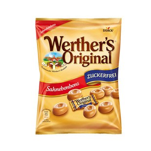 Werther's Germany imported waite toffee cream candy 70g hard candy candy candy candy children's snack