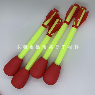 eva tail rocket toy accessories special-shaped polished fire arrow EPE bubble cotton rocket barrel toy