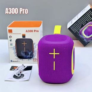 A300 Bluetooth Speaker Portable Subwoofer Outdoor Portable LED Colorful Dim Light Wireless High Quality Small Sound