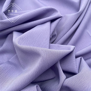 Thickened Washed Stretch Wrinkle Cotton Wrinkle Fabric Shirt dress Trousers Small Suit Children's Clothing Hanfu Fabric