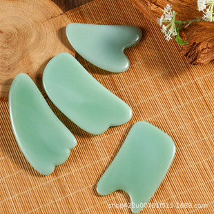 Crystal Scraping Pose Bars Eye and Face Whole Body Scraping Synthetic Dongling Jade Scraping Tablets Beauty Board