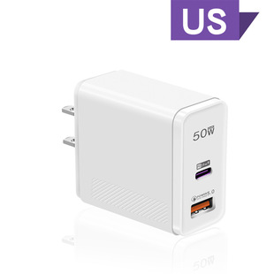 50W Super Quick Зарядное устройство для мобильного телефона в Европе, Америке и Великобритании для Apple 15 Huawei Xiaomi Super Flash Зарядка