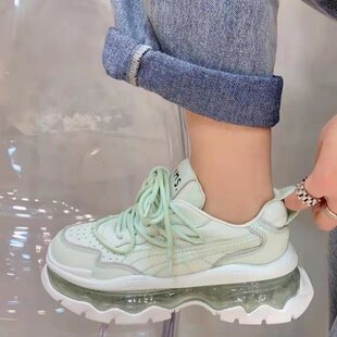 Spring fashion popular fresh new lace-up sports casual women's shoes platform daddy shoes in stock wholesale
