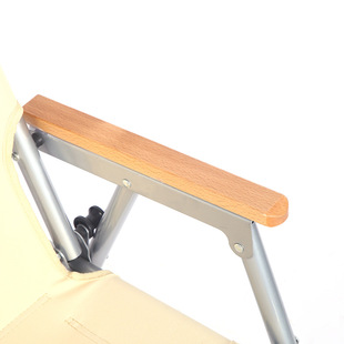 Thickened Steel Pipe Outdoor Folding Chair Spring Chair Convenient Camping Courtyard Leisure Chair Commercial Camp