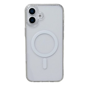 Применимо iPhone16PRO чехол для телефона камера умная кнопка AI прозрачная магнитная всасывание Apple 16 все включено чехол