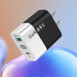 New qc 3.0 fast charging PD33W charging head 9v12v fast charging GaN US gauge European gauge usb charger direct charging