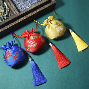 Dragon Boat Festival ancient style hanfu sachet small purse sachet empty bag vintage sachet hanging neck lucky bag brocade bag portable accessories