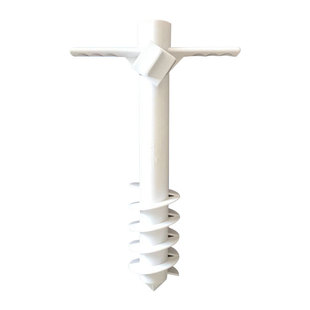 Factory in stock Five-spiral Beach Umbrella Plastic Accessories Outdoor Parasol Spiral Pin Umbrella Seat