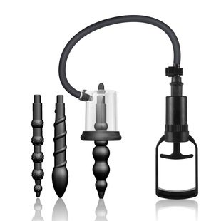 New men's and women's vacuum pump manual pressure gauge plate strong anal plug chrysanthemum masturbation rear court prostate massage toys