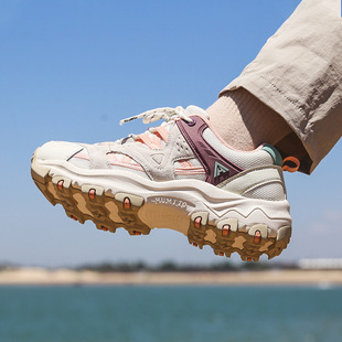 Humutu hiking shoes women's outdoor spring and autumn non-slip breathable daddy shoes thick sole increased shock absorption casual sneaker
