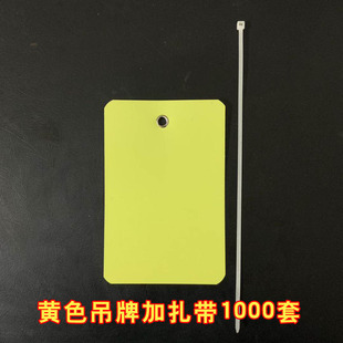 Colorful Plastic Blank Label Logistics Tag Hanging Tag Quick Delivery Material Tag Lock Fruit Tree Plant Sign