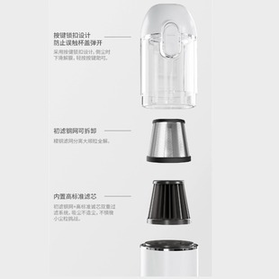 Cross-border new casual suction car handheld vacuum cleaner small household large suction brushless motor portable vacuum cleaner