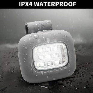 Cross-mirror magnetic USB rechargeable LED running light outdoor headlight mountaineering cycling night running light waterproof