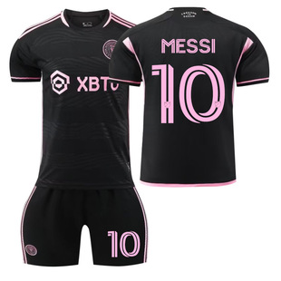 2324 Miami International Away Jersey No.10 Messi Training Suit Major League Soccer Suit suit Black
