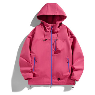 Wizard of Oz Green Orange Charge Clothes Men's and Women's 2025 New Spring Outdoor Waterproof Travel Camping Little Jacket