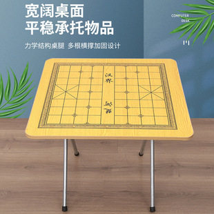 Factory supply landscape cartoon folding table simple small dining table portable picnic folding table 60*60