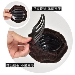 Nine flower hair device grab clip ball head bud fake hair ring simulation hair bun hair volume package factory wholesale