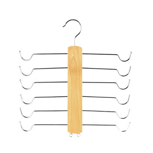 Factory Direct Sales Multifunctional Solid Wood Clothes Hanger Non-slip Thick Style Seamless Clothing Store Intimates Clothes Hanger Storage Clothes Hanger