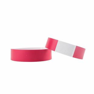 Disposable color bracelet PP synthetic paper DuPont children's water park paper wristband playground admission ticket