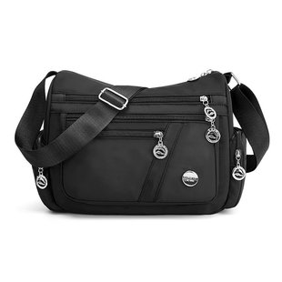 Waterproof Oxford Cloth Women's Bag Multi-layer Shoulder Crossbody Bag Fashionable All-match Travel Bag Middle-aged and Elderly Mummy Bag New