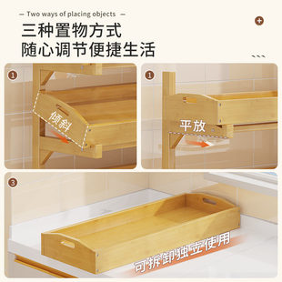 Floor Multi-layer Storage Rack Kitchen Vegetable and Fruit Sundries Mobile Storage Rack Vegetable Rack Household Storage Basket Storage Basket