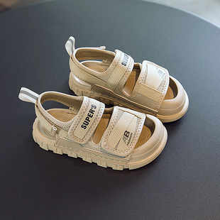 Children's sandals boys middle and big children's toe shoes 2022 summer new children's shoes non-slip beach shoes Girls Fashion