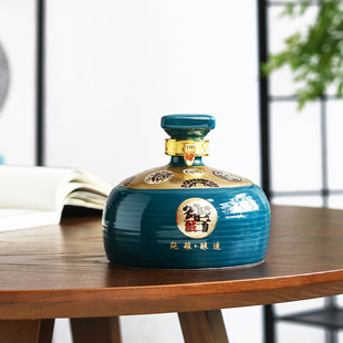 Jingdezhen ceramic wine bottle empty bottle liquor bottle 1kg 5kg with gift box packaging box wholesale