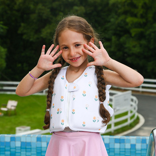 Children's Non-inflatable Water Sleeve Water-play Floating Suit Pearl Cotton Swimming Suit Swimming Ring Non-inflatable Cartoon Life Jacket
