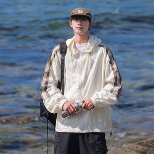 NASA Joint UPF100 Sun Protection Coat Men's Summer Lightweight Ice Silk 2025 New Breathable Sun Protection Suit