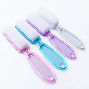 Nail dust brush nail brush nail powder dust brush tool cleaning brush beauty nail art long handle brush