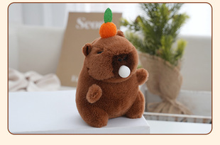 Trendy Capybara Plush Toy Fruit Series Various Bag Charms Keychains