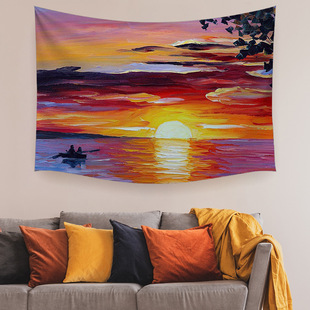 3d hanging cloth scenery photo live cloth home bedroom decoration wall cloth outdoor anchor background wall transformation background cloth