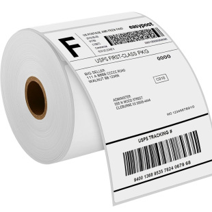 Three-proof thermal adhesive label paper 150*100*80*6040 bar code e-mail treasure thermal printing label sticker