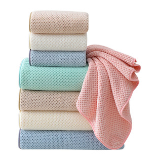 Coral Fleece Pineapple Bath Towel Absorbent Quick-drying Swimming Beach Towel Thickened Soft Household Beauty Salon Large Bath Towel