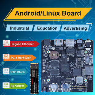 RK3528 PCIe жесткий диск материнская плата Android сервер Linux мультимедийный терминал публикации рекламы