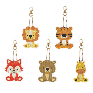 DIY Diamond Painting 5d Special-shaped Diamond 2023 New Cute Bird Keychain First-hand Supply Large Cong