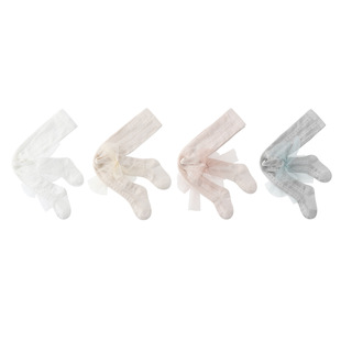 ZT887 Children's Socks Summer Thin Girls' Western-style Mesh Lace Mid-length Socks Women's Baby Stockings