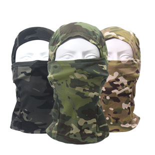 Camouflage Tactical Headgear Outdoor Riding Mask Mountaineering Sunscreen Quick-drying Windproof Mask Balaclava